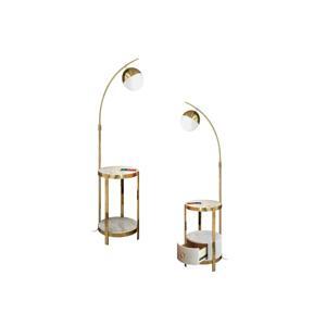 Đèn cây đứng cần cong DD04