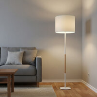 Đèn cây đứng góc sofa phòng khách, phòng ngủ màu trắng DC-DD3084T