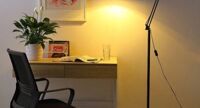 Đèn cây đứng pixar cao 2m decor phòng, bóng led chống cận BA1333, Thân đèn