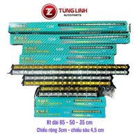 Đèn cây led bar RUNLAI 1 hàng dài 35cm - 50cm - 65cm siêu sáng hàng CHÍNH HÃNG dùng chung điện áp 12/24V