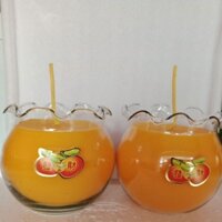 Đèn cầy Ly Bèo  13×13cm .1400gr sáp/1 hũ.280.000k/1 cặp