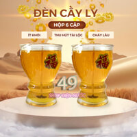 Đèn Cầy Ly Cao 9cm Hộp 12 Ly | 1 Ly Hơn 17 Tiếng | shop điện nước 49