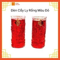 Đèn Cầy Ly Rồng Màu Đỏ