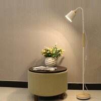Đèn cây nghệ thuật cán gỗ KHT9.DC-544/ Trắng