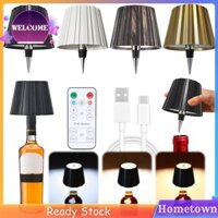 Đèn chai không dây Đèn bàn không dây có điều khiển từ xa cho nhà hàng & quán Bar