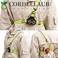 Đèn chạy bộ ban đêm LED CORDELLAUB, Đèn ngực chạy bộ an toàn, Cảnh báo bền đa chức năng Nổi bật mạnh mẽ Đèn pin đi xe đạp thể thao