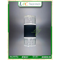 Đèn chày hình trụ 2 đầu gắn tường có hoa văn trang trí