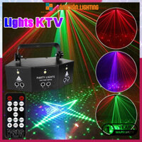 Đèn Chiếu Laser Nháy Theo Nhạc Công Suất Lớn 9 Mắt Laser, Led- Đèn Bay Phòng, Vũ Trường, Karaoke...