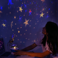 Đèn Chiếu LED Bầu Trời Đầy Sao Lãng Mạn Xoay Ánh Sáng Sao