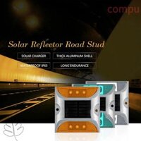 Đèn chiếu sáng đường COMPU, Đèn đánh dấu giao thông phản quang hai mặt, Đèn LED chống nước 6 đèn LED bền bỉ hoặc đèn luôn trên sàn ngoài trời