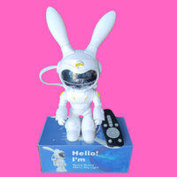 Đèn Chiếu Sao Phi Hành Gia Con Thỏ Đứng kèm loa Bluetooth Đèn Chiếu Bầu Trời Sao Giải Ngân hà galaxy, Trang Trí,