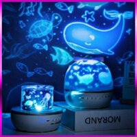 Đèn Chiếu Trần 6 Chủ Đề 3D Tự Xoay
