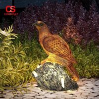 Đèn Chim Diều Hâu Trên Đá Phát Quang Ngoài Trời Trang Trí Sân Vườn, Biệt Thự, Homestay