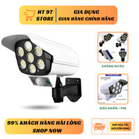 Đèn Chống Trộm Giả Camera Năng Lượng Mặt Trời - Chống Nước - Có Điều Khiển Cảm Biến - Tiết Kiệm Điện.