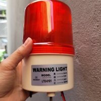 Đèn chớp cảnh báo led không còi đỏ 12vol, 24vol, 220vol (dùng chung nguồn điện 1 bóng)