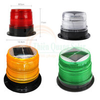 Đèn chớp cảnh báo năng lượng mặt trời có đế nam châm