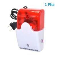 Đèn Chớp Còi Hú Báo Động Mất Điện 1 Pha 220V MD01