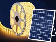 Đèn chớp năng lượng mặt trời, đèn nháy nlmt công suất lớn, siêu sáng, dài 20m (SV89)