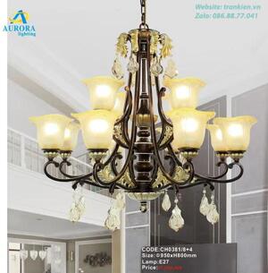 Đèn chùm Aurora CH0381/8+4