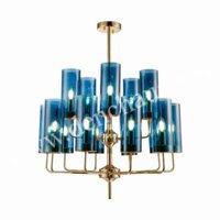 Đèn Chùm Chao Kính Xanh Ø500 Đến Ø700mm  TB10-MD734-15A