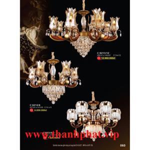Đèn chùm  chao thủy tinh 8663/6