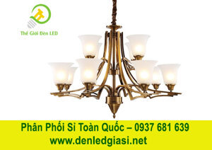 Đèn chùm chao thủy tinh DC9209T12