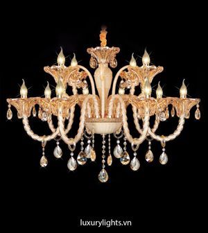 Đèn chùm chao thủy tinh NC 2103/8+4