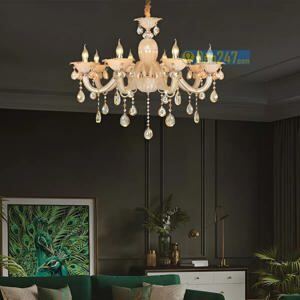 Đèn chùm chao thủy tinh NC 2101/8