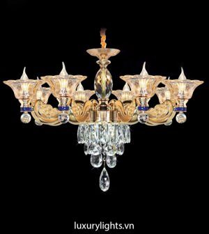 Đèn chùm  chao thủy tinh NC 2206/8