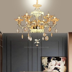 Đèn chùm  chao thủy tinh NC 9006/6