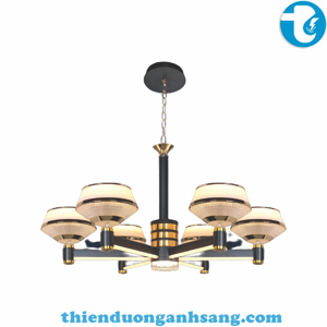 Đèn chùm  chao thủy tinh NC 9268/6