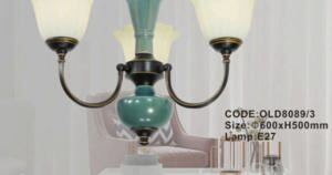 Đèn chùm chao thủy tinh OLD8089/3