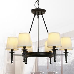 Đèn chùm chao vải  OLD8061/6