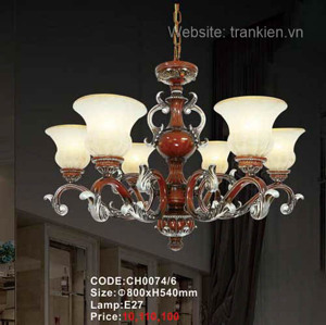 Đèn Chùm Châu Âu Aurora CH0074/6
