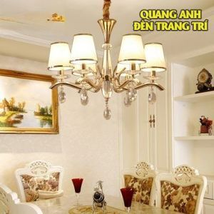 Đèn chùm Châu Âu hoàng kim