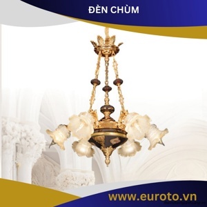 Đèn chùm cổ điển hợp kim C-151/6