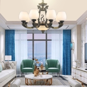 Đèn chùm cổ điển hợp kim  C-155/8