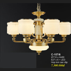 Đèn chùm cổ điển hợp kim  C-157/6