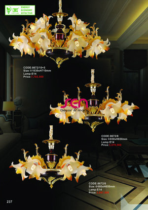 Đèn chùm cổ điển Slister 8672/10+5