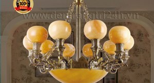 Đèn chùm cổ điển vàng đồng cao cấp 58010/10
