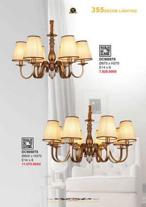 Đèn chùm DC9088T8