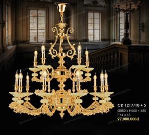 Đèn chùm đồng CĐ 1217/15