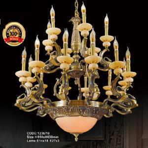 Đèn chùm đồng CĐ 1236/18