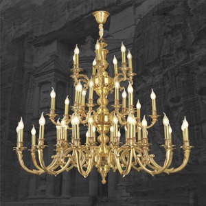 Đèn chùm đồng  CĐ 2019/28+14+7