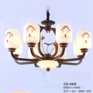 Đèn chùm đồng CD-37/6