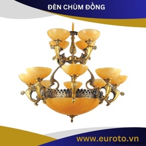 Đèn chùm đồng CD 734/8+4