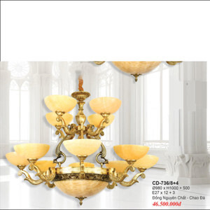 Đèn chùm đồng CD 736/8+4
