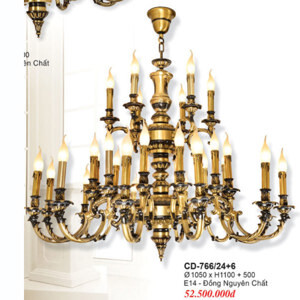 Đèn chùm đồng CD 766/24+6