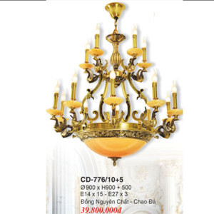 Đèn chùm đồng CD-776/10+5