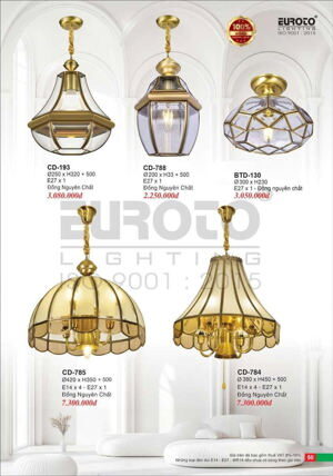 Đèn chùm đồng CD-788